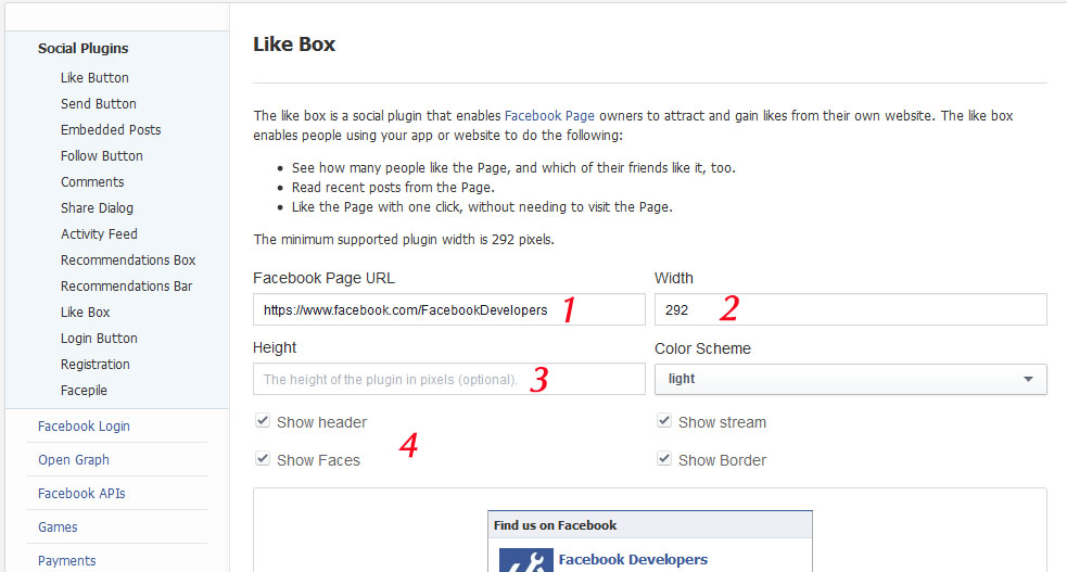 วิธีทำ facebook like box